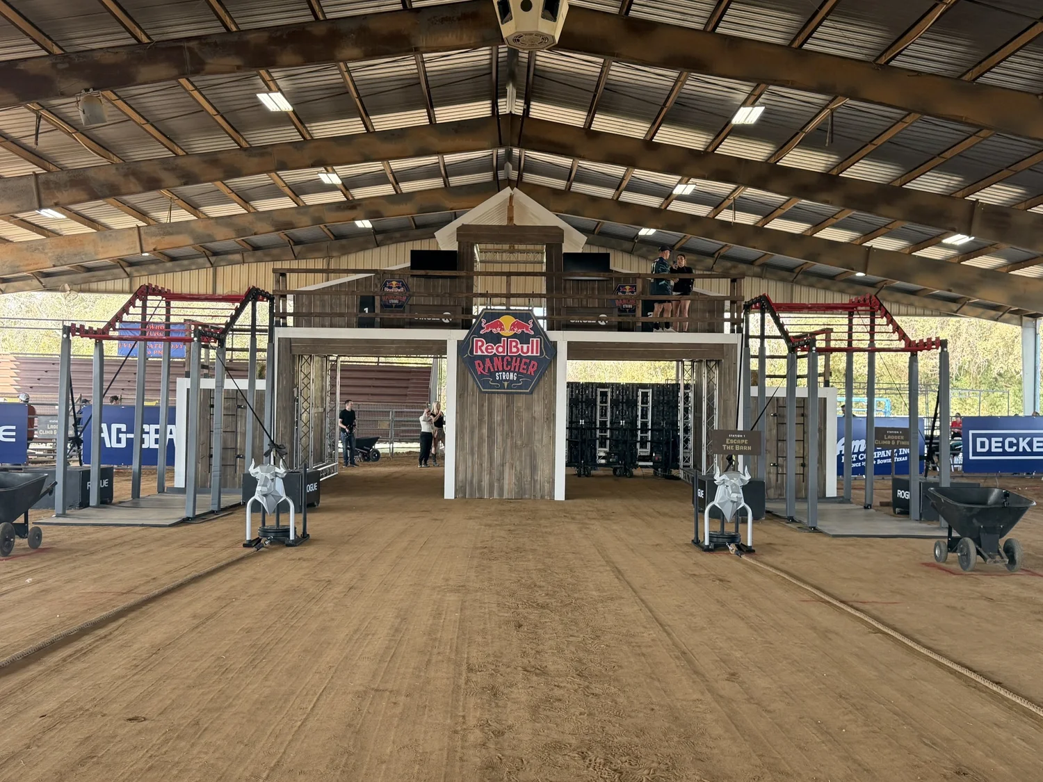 Large-scale branded event environment designed by Stak Studio